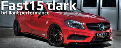 billede af alufælge DOTZ TUNING Fast Fifteen Dark mercedes