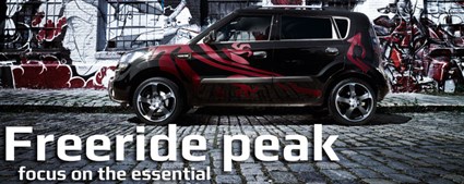 billede af alufælge  DOTZ TUNING Freeride Peak på kia soul