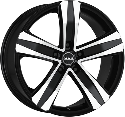 billede af alufælge MAK STONE 5 T MIRROR BLACK