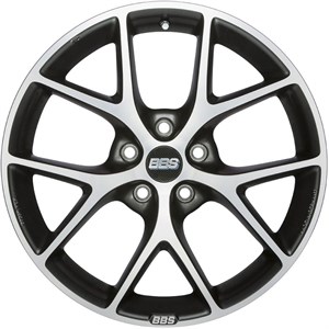 BBS SR Satin Vulcano Grey Diamond Cut
