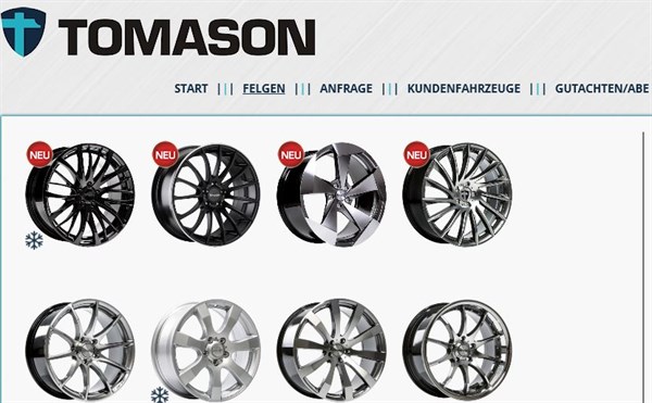 Fælg Producent Tomason 2016
