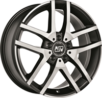 28 MATT BLACK POLISHED 