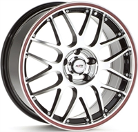 P61 BLACK POLISHED - RED EDGE 