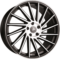  KT17 HURRICANE MATT BLACK - FRONT POLISHED 