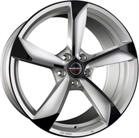S SILVER BLACK GLOSSY 