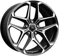 MOMO RF-04 MATT BLACK POLISHED 