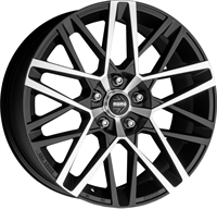 MOMO AVENGER MATT BLACK POLISHED 