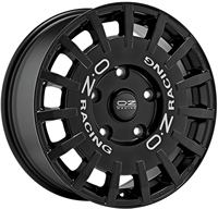  RALLY RACING MATT BLACK SILVER LETTERING 
