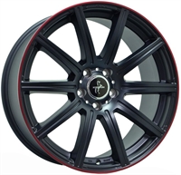  KT16 DYNAMIC MATT BLACK - LIP RED 