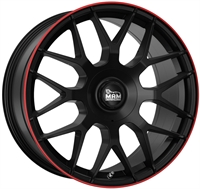  GT1 BLACK - RED LIP 