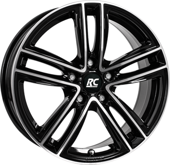 RC27 SCHWARZ GLANZ FRONTPOLIERT