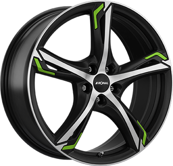 R62 GREEN JETBLACK-MATT-FRONTKOPIERT GREEN