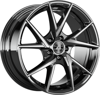 ADX.01 DIAMANT SCHWARZ FRONTPOLIERT