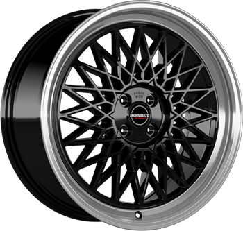 B BLACK RIM POLISHED
