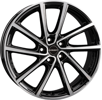 V BLACK POLISHED GLOSSY