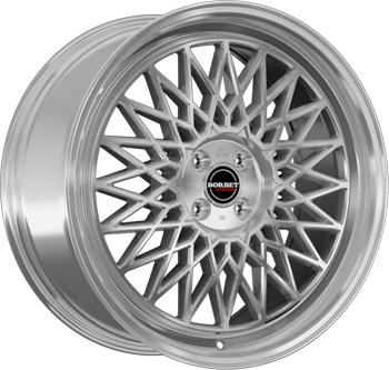 B SILVER RIM POLISHED