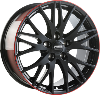 C8 SCHWARZ ROT GLANZ