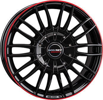 CW3 BLACK GLOSSY RED RING