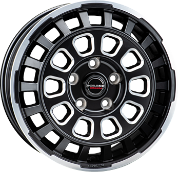 CW7 BLACK RIM WINDOW POLISHED MATT