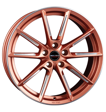 LX COPPER MATT SPOKE RIM POLISHED