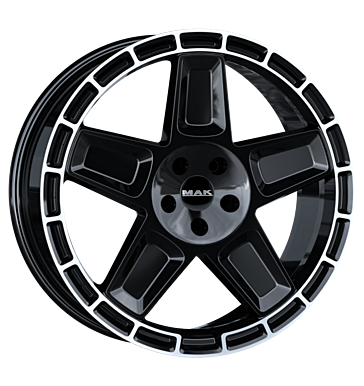 TREK GLOSS BLACK MIRROR RING