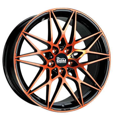 B2 BLACK FRONT ORANGE