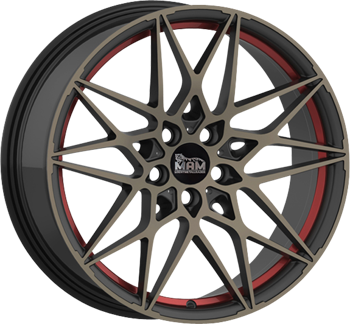 B2 BRONZE RED INSIDE