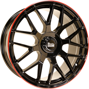 GT1 BLACK PAINTED LIP RED
