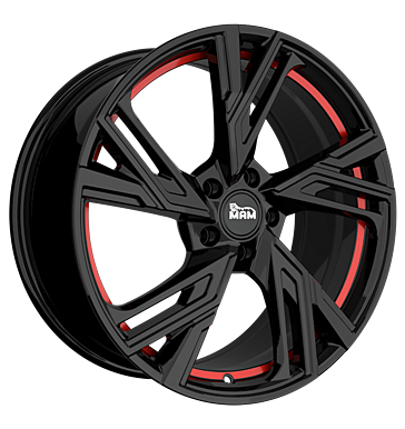 RS5 BLACK PAINTED RED INSIDE