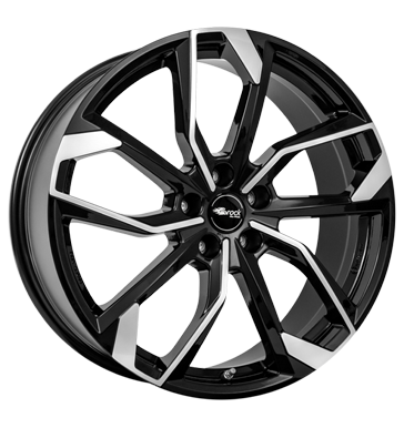 RC34 SCHWARZ GLANZ FRONTPOLIERT