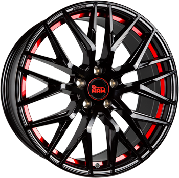 RS4 BLACK PAINTED RED INSIDE