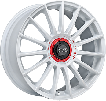 SUPERTURISMO EVOLUZIONE WRC WHITE + RED LETTERING