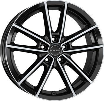 W BLACK POLISHED GLOSSY