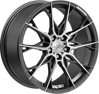 X1 DARK GUNMETAL MATT POLIERT